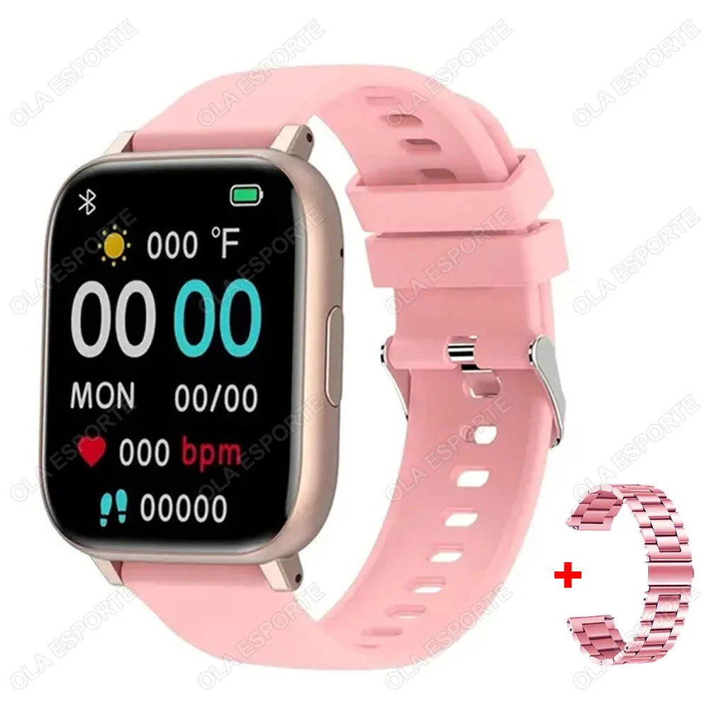 Relógio inteligente 2025 bluetooth chamada sono freqüência cardíaca monitoramento de saúde gps relógios para homens mulheres esporte fitness à prova dwaterproof água smartwatch