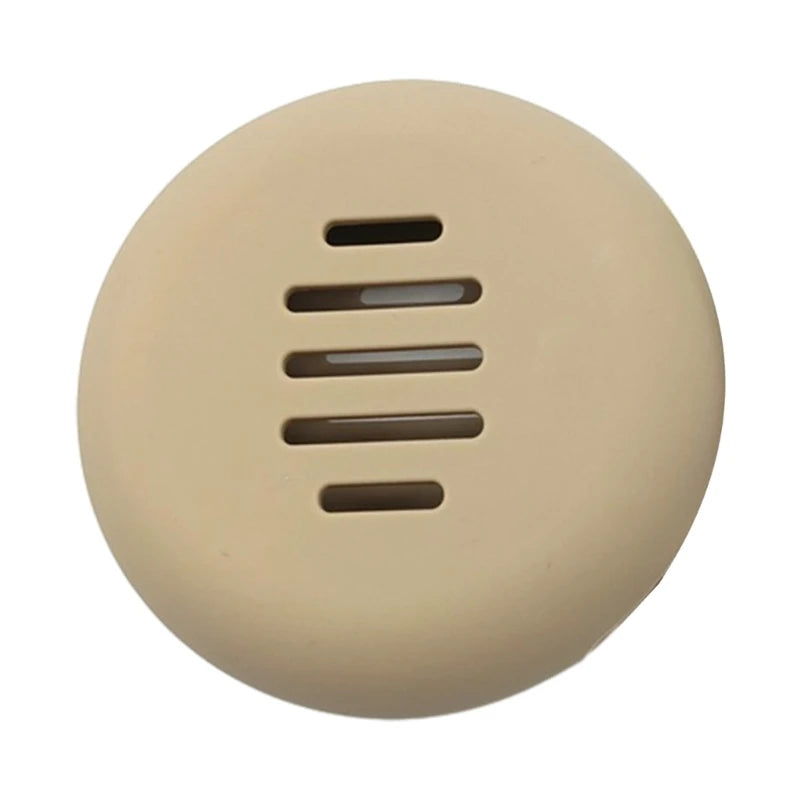 Capa silicone portátil para armazenar esponjas maquiagem suporte para pó