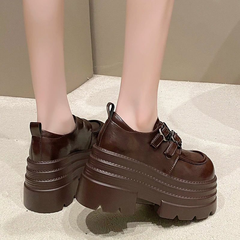 10cm plataforma feminina mocassins sapatos apartamentos casuais aconchegantes sapatos esportivos mulher 2024 tendência outono designer tênis andando mujer zapatos