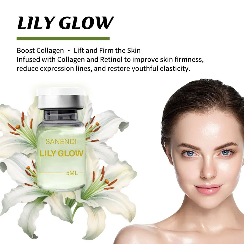 2025 ampola de colágeno líquido avançada 5ml ácido hialurônico infundido na pele niacinamida ilumina para brilho lily