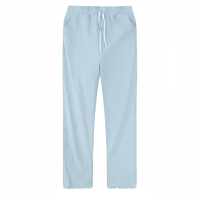 Calças de Algodão e Linho Masculinas, Novas Calças de Linho Respiráveis para o Outono, Tamanhos S-5XL