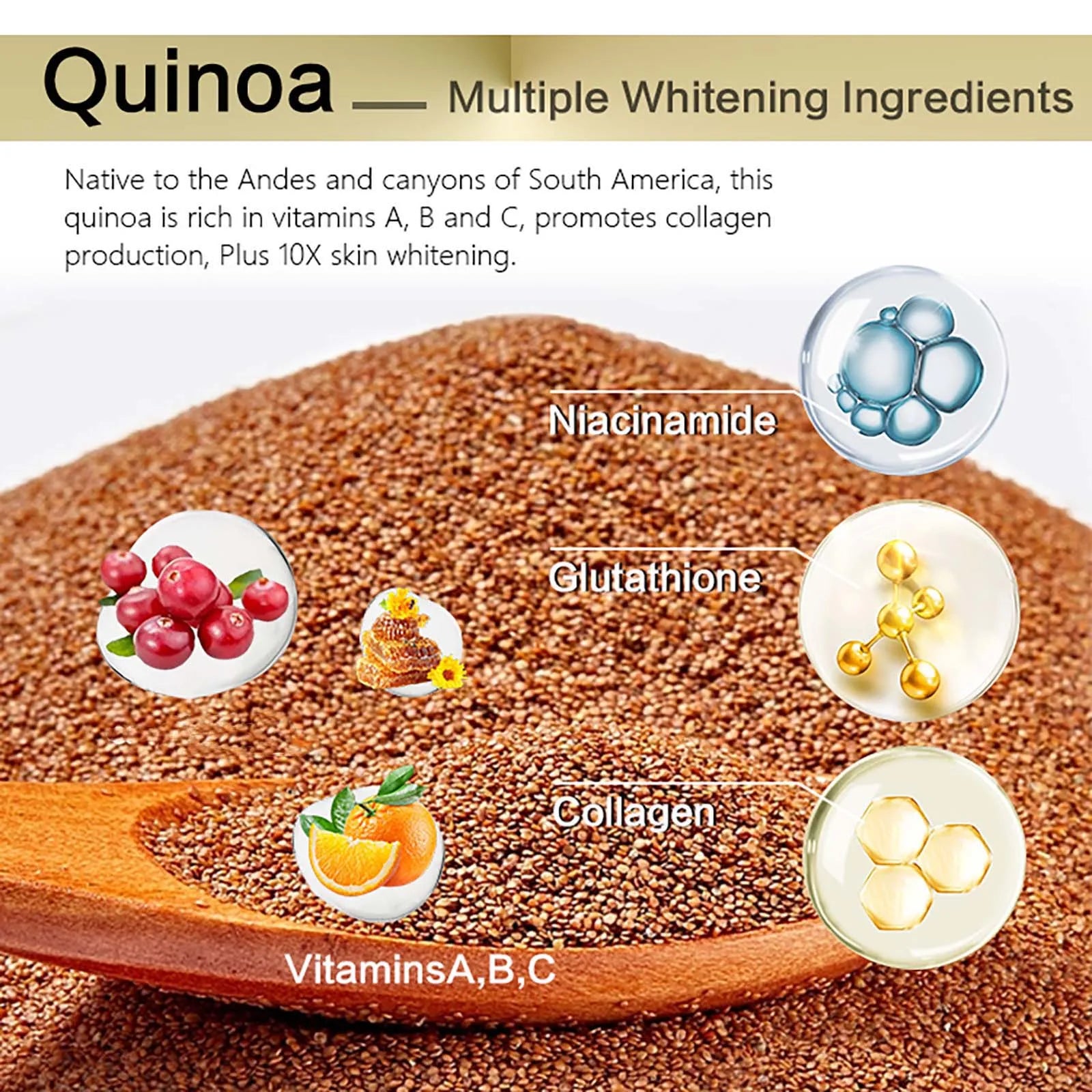 Creme facial clareador AILKE, reduz manchas escuras, rugas, melanina, mesmo tom de pele, com colágeno, glutationa, para todos os tipos de pele
