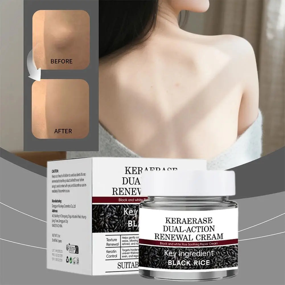 Creme hidratante de polpa crua de arroz preto - hidrata, evece o tom da pele, reduz linhas finas com extrato de arroz e cuidados faciais de hialuronato