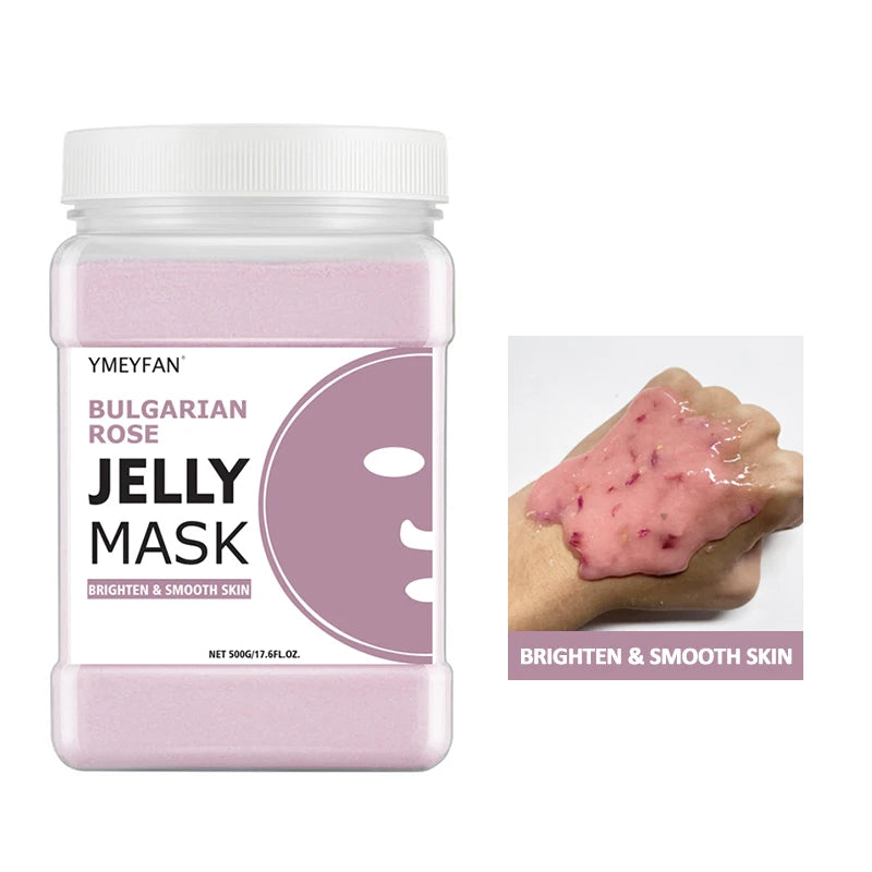 Máscara facial de gelatina em pó para tratamentos faciais, suprimentos para esteticistas, beleza profissional, cuidados com a pele, atacado, máscara em massa