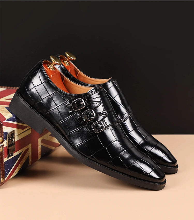 Deslizamento em sapatos masculinos oxfords moda negócios escritório sapatos masculinos clássico de luxo couro masculino ternos sapatos sapato casamento italiano