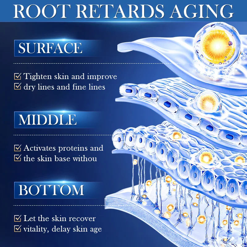 Remoção instantânea de rugas creme retinol rosto anti-envelhecimento endurecimento levantamento desbotamento linhas finas melhorar a pele hidratar iluminar cuidados com a pele
