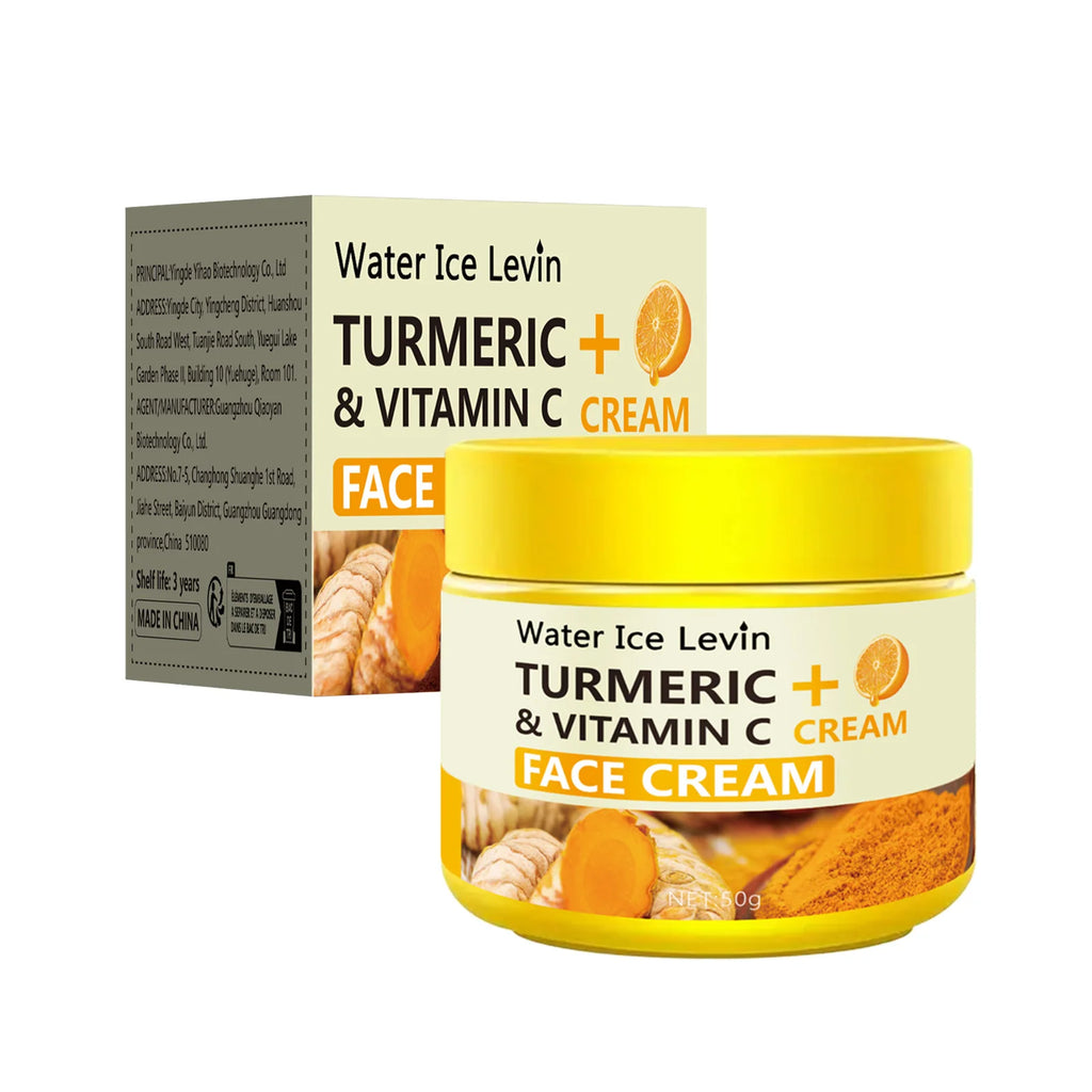 Cúrcuma vitamina c creme anti-envelhecimento hidratante anti-rugas colágeno ácido hialurônico creme cuidados com a pele cosméticos 50g