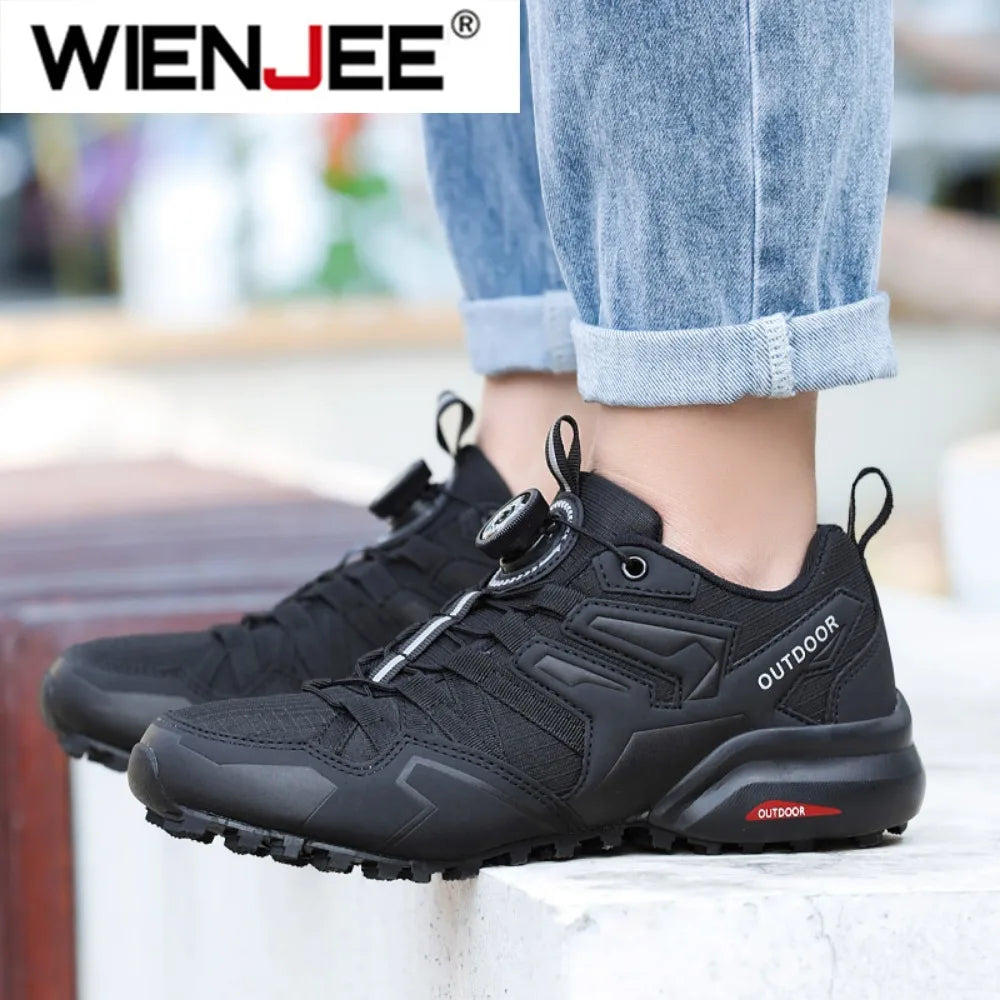 Sapatos esportivos casuais masculinos tamanho 40-47 girando rendas sapatos masculinos ao ar livre antiderrapante respirável confortável sapatos esportivos masculinos