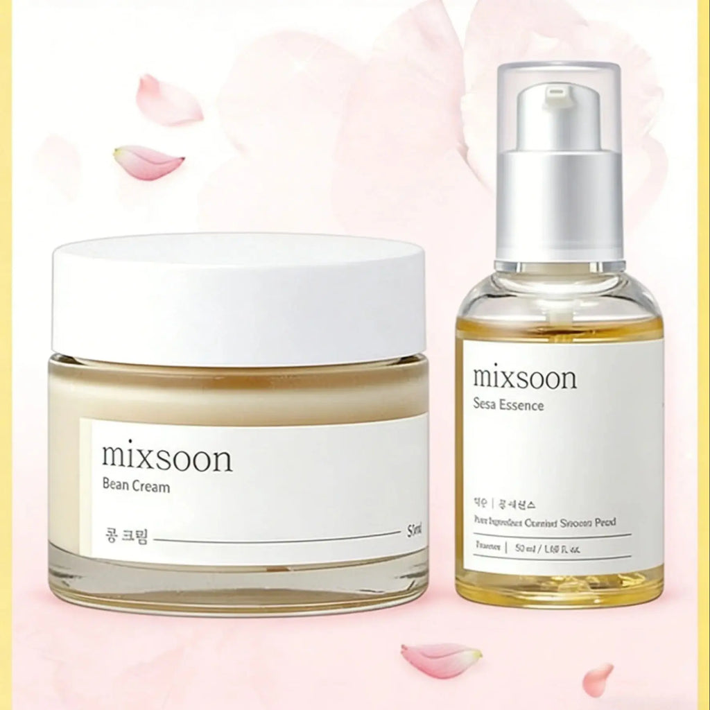 Creme Facial Mixsoon Bean - Creme Hidratante Intensivo para Pele Lisa, Esfoliante com Essência, Hidratante e Nutritiva, Cuidado com Poros e Sebo