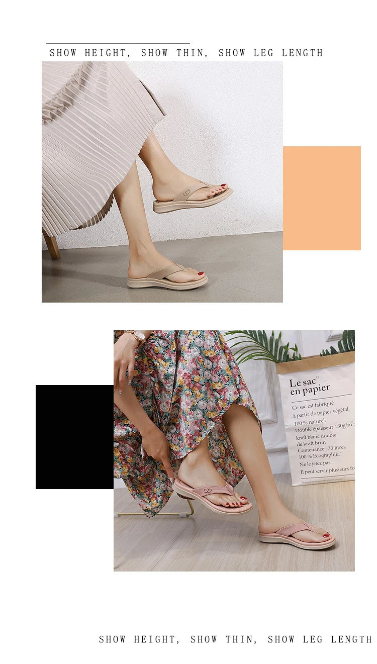 Dropshipping atacado preço das mulheres flip-flops tamanho grande sola macia chinelos personalizados para as mulheres sandale femme eté 2023 luxe