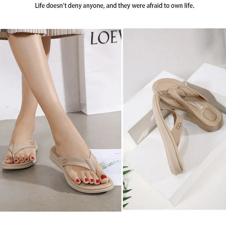Dropshipping atacado preço das mulheres flip-flops tamanho grande sola macia chinelos personalizados para as mulheres sandale femme eté 2023 luxe