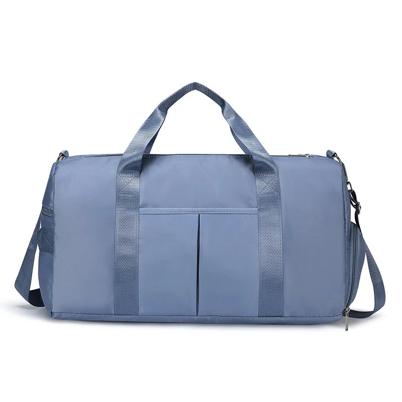 Saco de fitness feminino multi-funcional movimento de separação seca-molhada à prova de água saco de viagem saco de yoga saco de viagem de grande capacidade homem