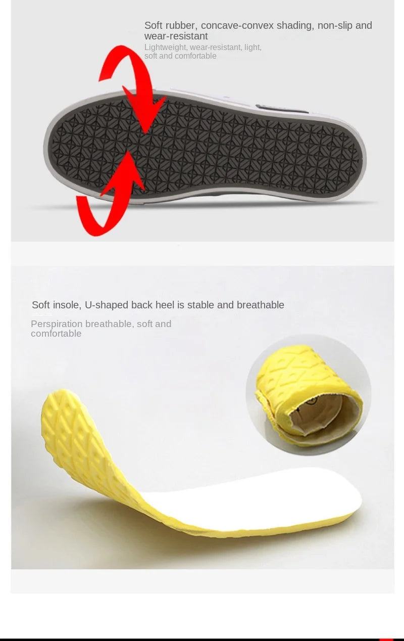 Sapato de lona respirável casual masculino, tênis de cano alto, sapato vulcanizado com renda, sapatilha antiderrapante, na moda