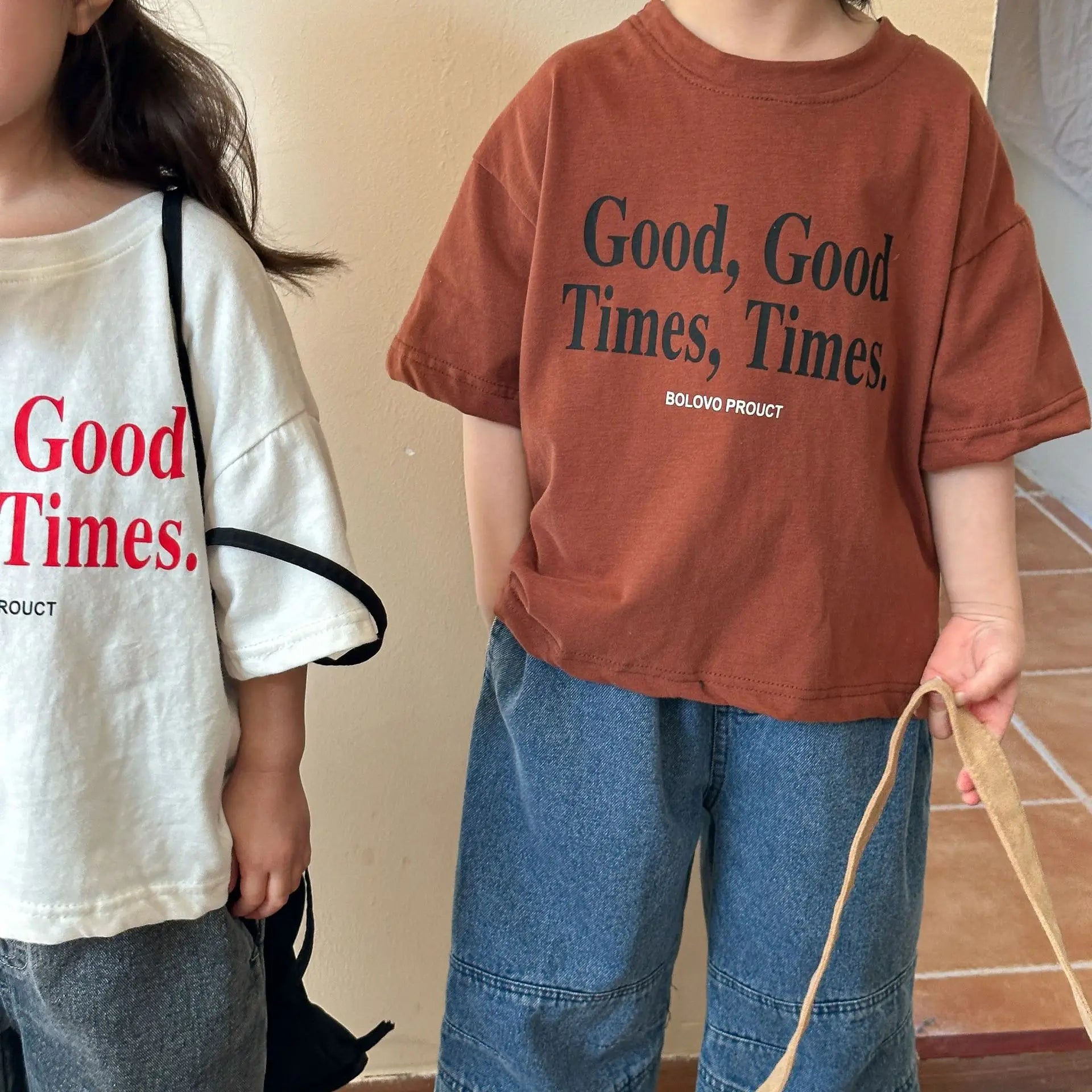 2025 verão moda solta menina crianças carta impressão camiseta menino bebê algodão manga curta camisetas criança casual topos roupas da criança