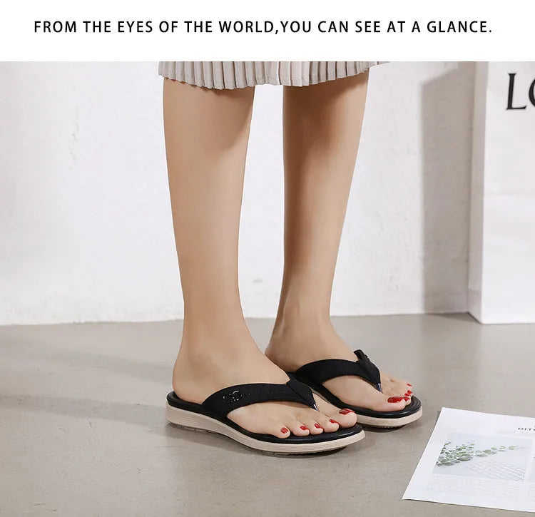 Dropshipping atacado preço das mulheres flip-flops tamanho grande sola macia chinelos personalizados para as mulheres sandale femme eté 2023 luxe