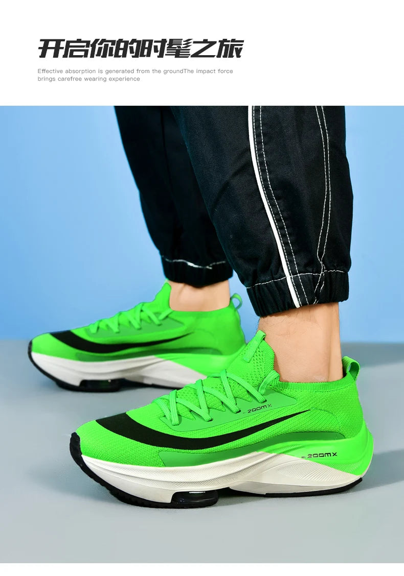 Novo 2025 profissional placa tênis de corrida maratona ultra leve esportes amortecedor sapatos masculinos e femininos