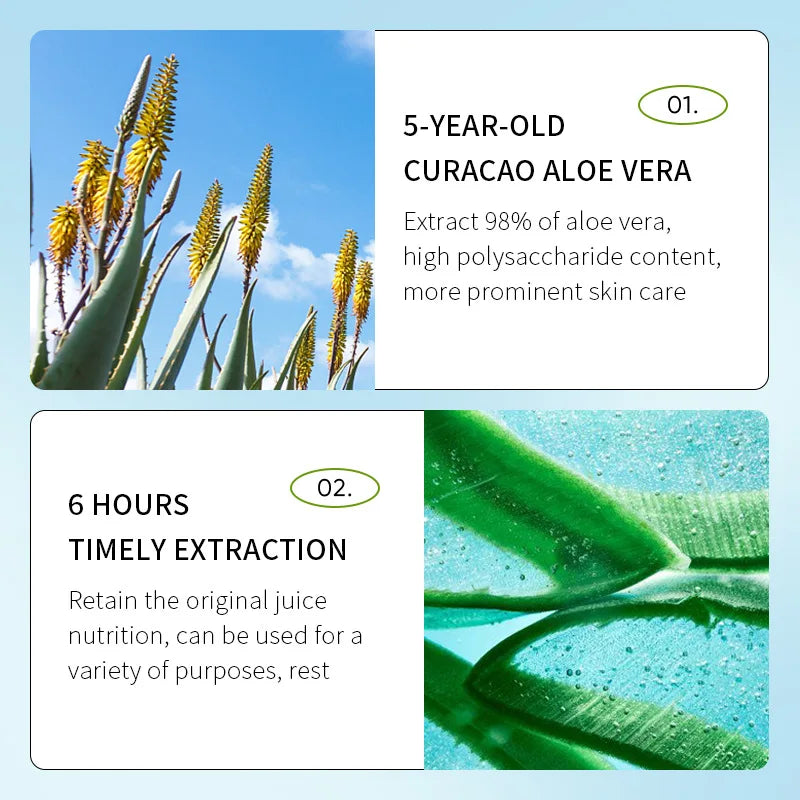 SADOER Gel Esfoliante Facial de Aloe Vera: Limpeza Profunda, Hidratação Suave e Esfoliação Facial