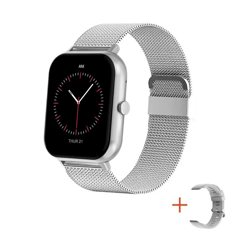 Novo Relógio Inteligente Digital com Monitor de Batimentos Cardíacos Smartwatch 2026 Android Relógios Esportivos Eletrônicos para Homens e Mulheres Rastreador de Fitness para iOS