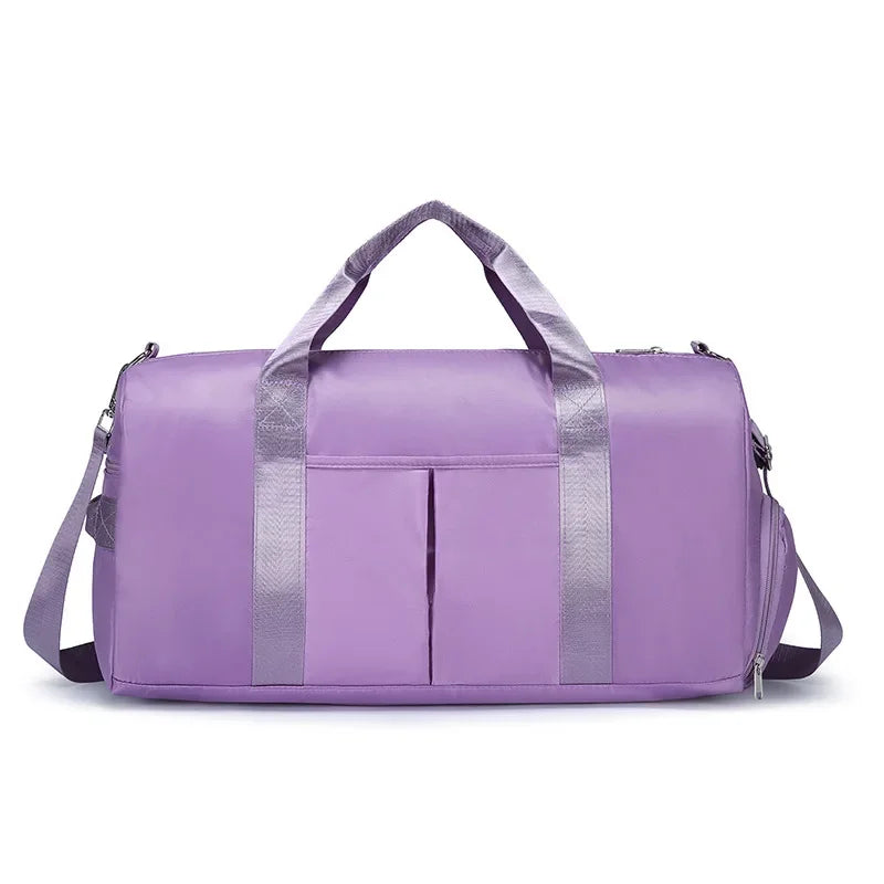 Saco de fitness feminino multi-funcional movimento de separação seca-molhada à prova de água saco de viagem saco de yoga saco de viagem de grande capacidade homem