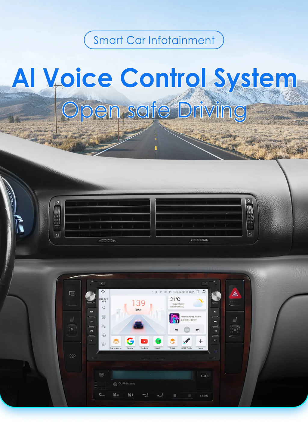 Hizpo rádio do carro de 7 polegadas para vw golf 4 passat polo transporte t5 multivan assento jetta carro multimídia gps 2din autoradio carplay 7862