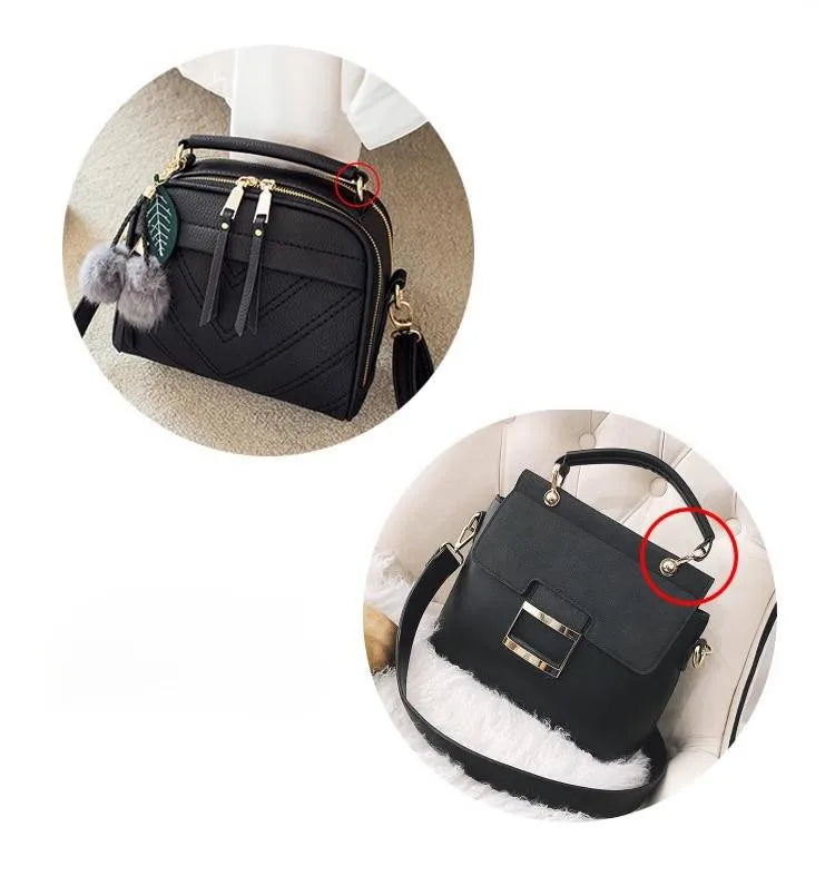 Punho curto destacável para a bolsa, DIY Bag Acessórios
