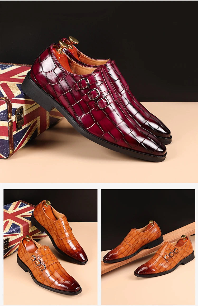 Deslizamento em sapatos masculinos oxfords moda negócios escritório sapatos masculinos clássico de luxo couro masculino ternos sapatos sapato casamento italiano