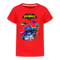 Engraçado batwheels manga curta crianças roupas camisetas verão crianças topos dos desenhos animados camisetas casuais de algodão meninos meninas clothes3057