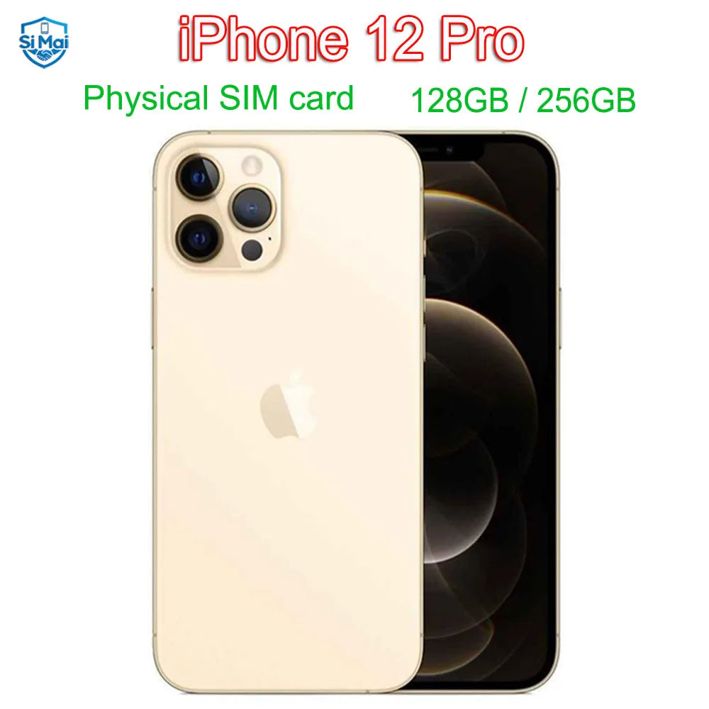 iPhone 12 Pro Smartphone 6GB RAM 12Pro 6,1" IOS Face ID desbloqueado 5G 12Pro Celular original
